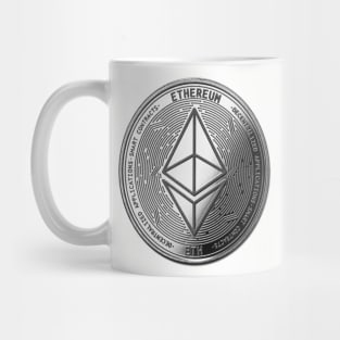 Silver Ethereum Mug